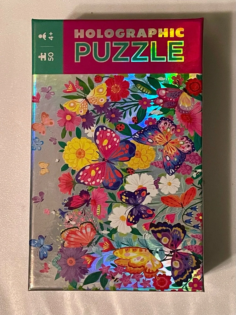 Holographic Butterfly Puzzle - Multicolor - Unbranded